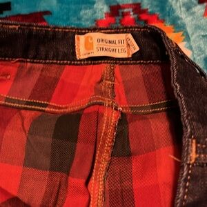 Carhart jeans insulated,cuffed